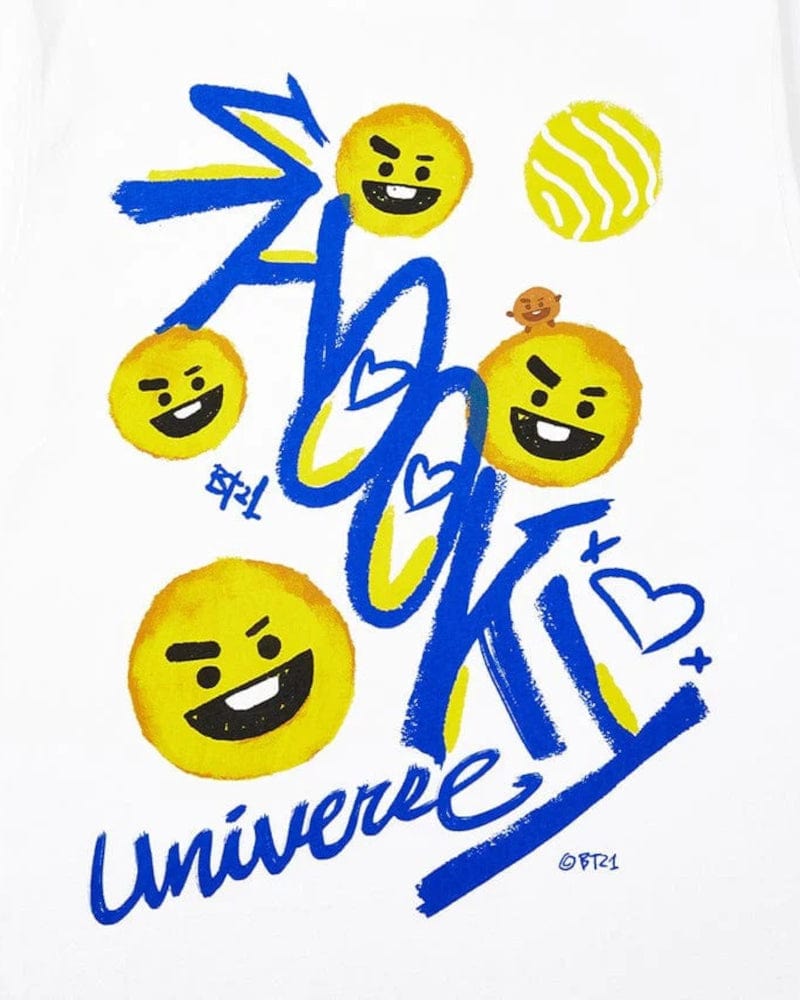 T-shirt BT21 SHOOKY Utopia #Blanc