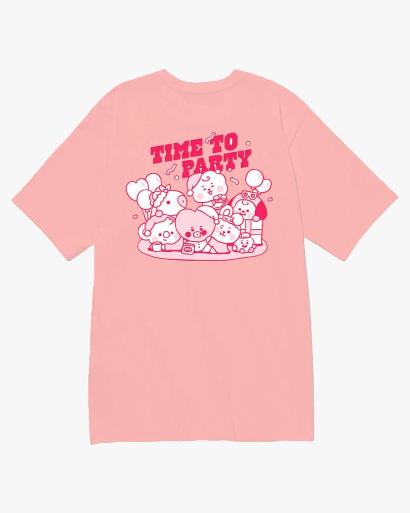 BT21 Time to Party T-Shirt - Pink