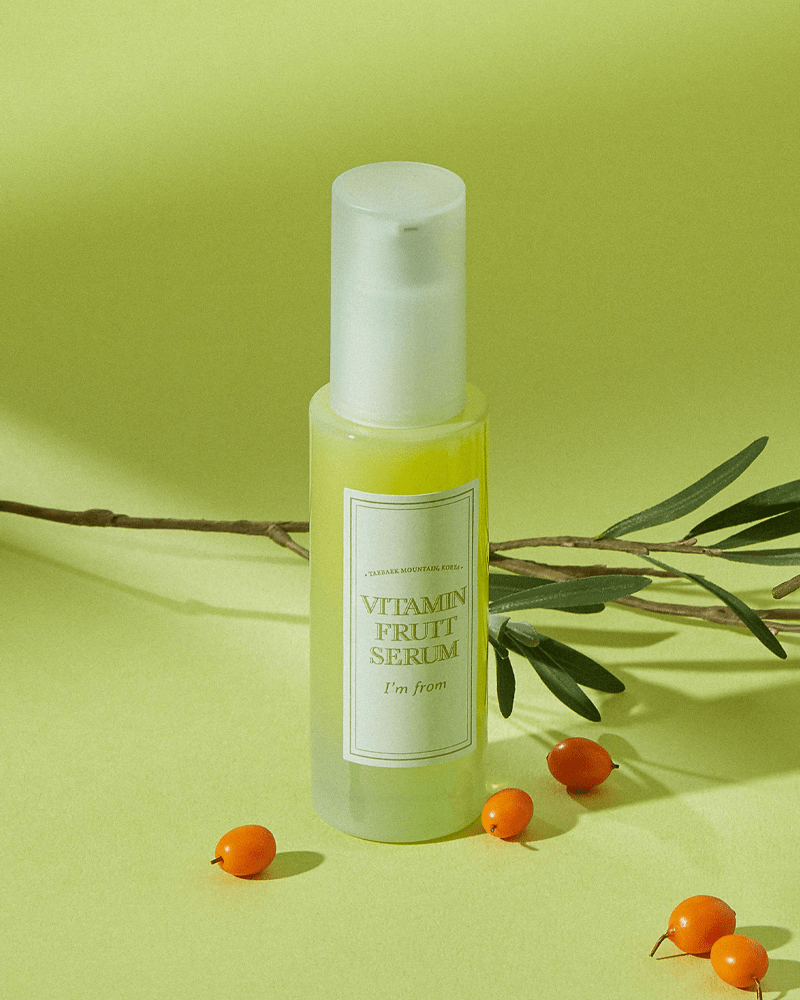 Je viens du sérum aux vitamines et aux fruits