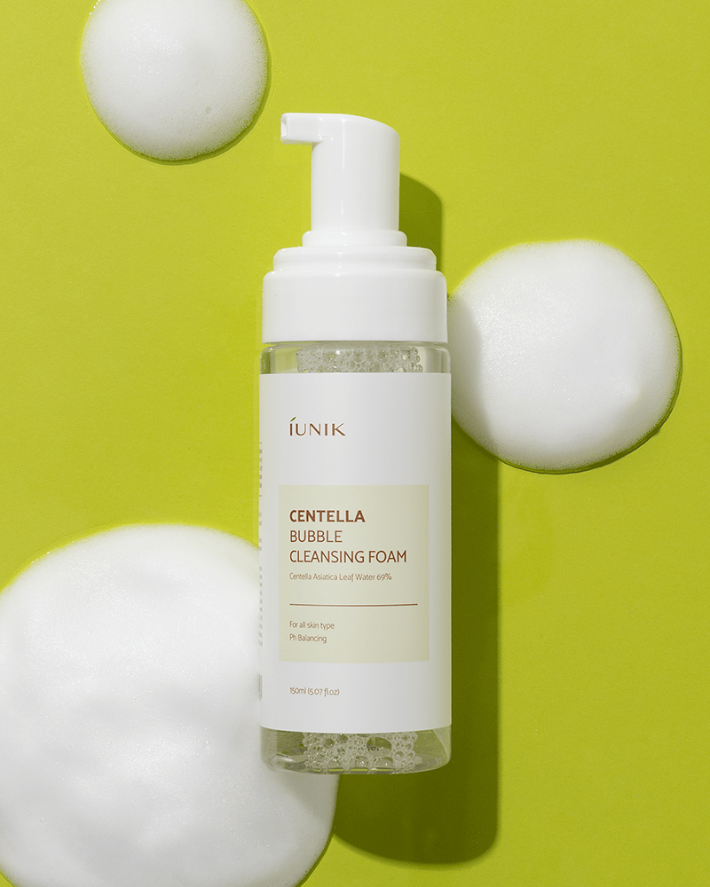 Mousse nettoyante à bulles Centella iUNIK