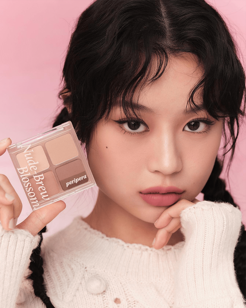 peripera Ink Pocket Shadow Palette #Nude-Brew Blossom