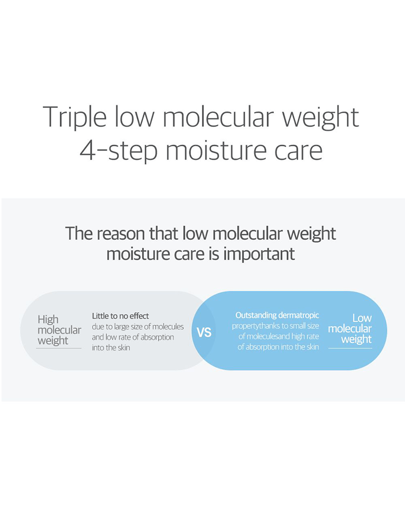 ROUND LAB 1025 Dokdo Ampoule low molecular weight infographic