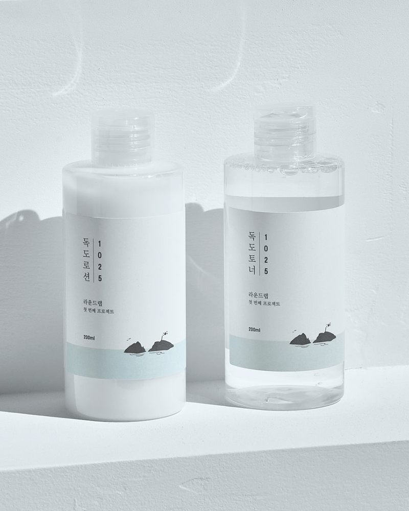ROUND LAB 1025 Dokdo Toner   Lotion Special Set ($50 Value)