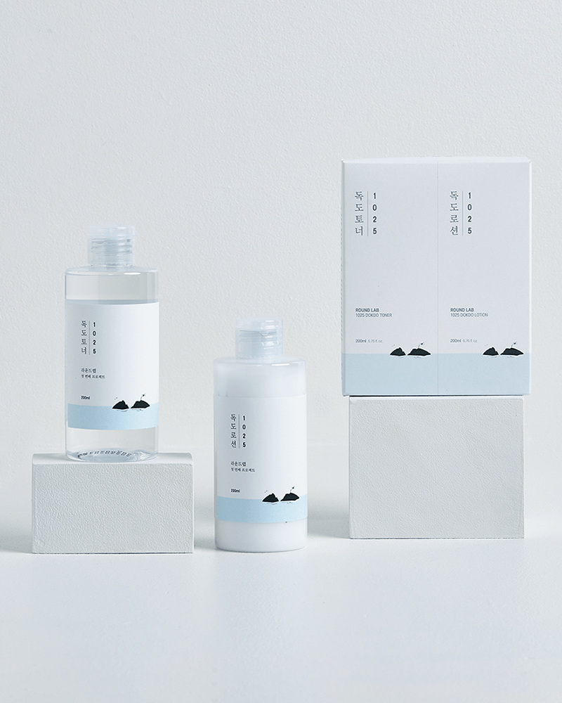 ROUND LAB 1025 Dokdo Toner   Lotion Special Set ($50 Value)