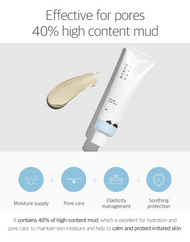 ROUND LAB 1025 Dokdo Mud Mask 40% high content skincare mud info