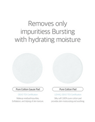 ROUND LAB 1025 Dokdo Pads pure cotton gauze pad toner infographic