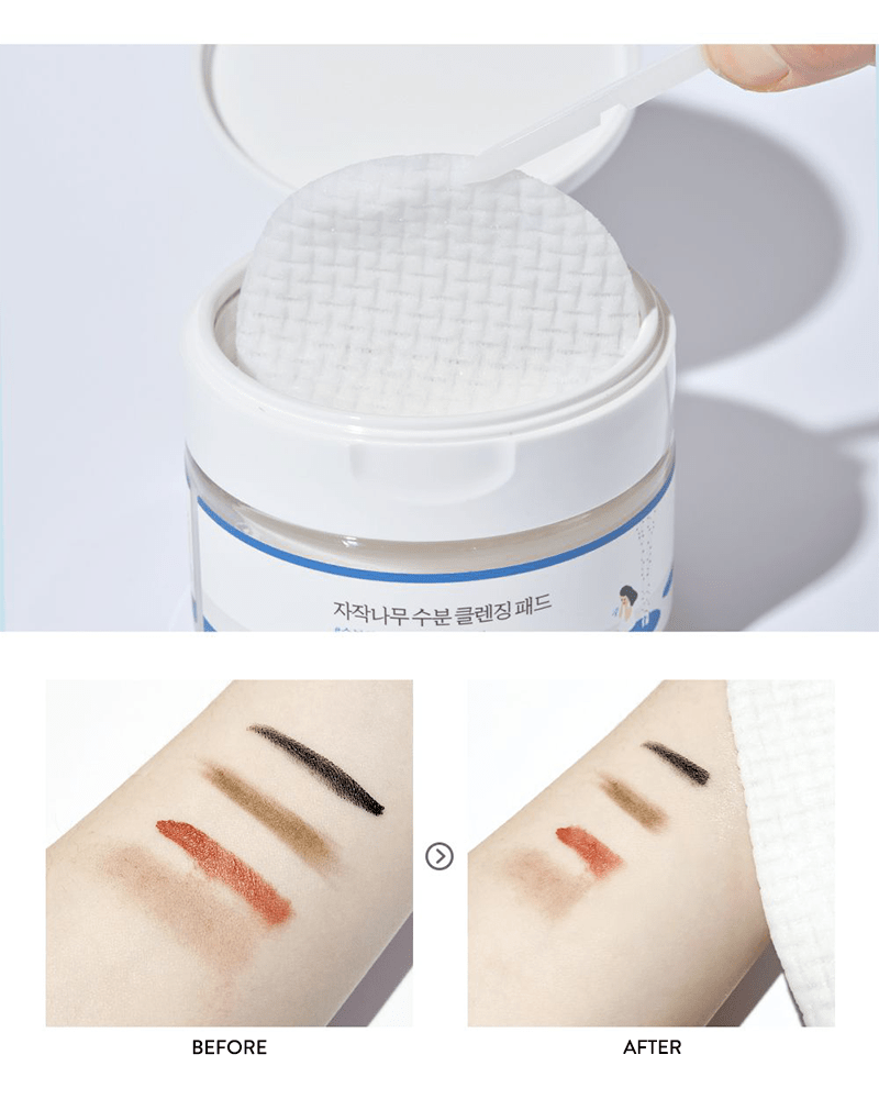 ROUND LAB Birch Juice Moisturizing Cleansing Pad (60 Pads)