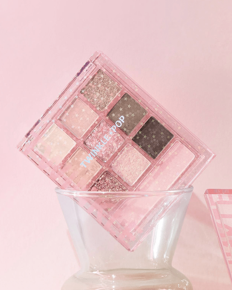 TWINKLE POP by CLIO Pearl Gradation Allover Palette #For, Pink Season