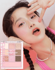 TWINKLE POP by CLIO Pearl Gradation Allover Palette #For, Pink Season
