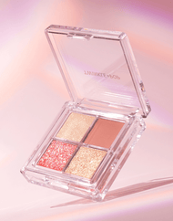 Palette de fards à paupières pailletés Pearl Flex TWINKLE POP de CLIO n° 03 HEY, CORAL